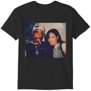 Legends Selena Quintanilla And 2Pac Black Unisex T Shirt